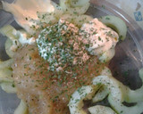 A picture of step 2 of Cucumber salad.