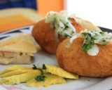Foto del paso 4 de la receta: Yuca-papa rellena