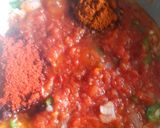 A picture of step 2 of Khada Pav Bhaji Sizzler.