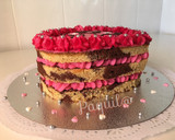 Foto del paso 10 de la receta: Naked cake (tarta desnuda) marmolada