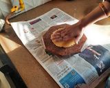 A picture of step 3 of Makki Ki Roti.