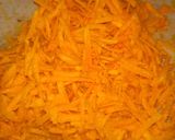 A picture of step 1 of Raw Turmeric Sabzi.