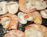 A picture of step 1 of Seafood on a stick.