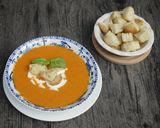 A picture of step 6 of Easy Tomato Soup.