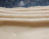 A picture of step 5 of Lachha paratha.