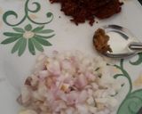 A picture of step 3 of Dhaba Style kathiyavadi Kaju gathiya sabzi.