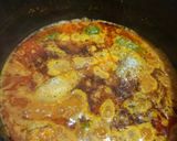 A picture of step 6 of Peshawari karahi.