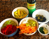 Foto del paso 1 de la receta: Arroz rojo, con remolacha y verduras salteadas. #Mercado