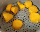 Foto langkah ke 1 dari resep Candil Ubi Orange (Biji Salak).
