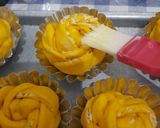 Foto langkah ke 7 dari resep Rose Cheese Bread (pumpkin bread).