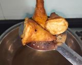 A picture of step 4 of Leftover roti cone.