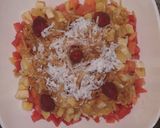 A picture of step 1 of Fruits salad.