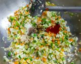 A picture of step 2 of Vegetable Spring Roll.