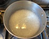 A picture of step 3 of Deany's plain Thai Kao Tom/rice soup (congee).