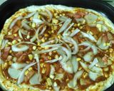 Foto langkah ke 8 dari resep Pizza Tanpa Ulen, Tanpa Oven dan Tanpa Telur.