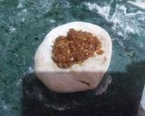 A picture of step 1 of Coconut puran polli.