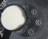 A picture of step 1 of Custard choco coffee pudding.