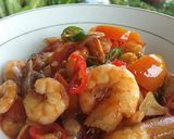 Foto langkah ke 5 dari resep Tumis Udang.