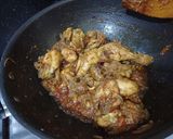 A picture of step 3 of Chicken karahi.