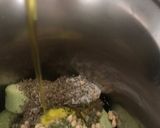 Foto del paso 4 de la receta: Nidos de espinacas con pesto de calabacín