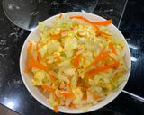 Hình bước làm 2 của món Bánh đa nem phiên bản ăn kiêng + lười