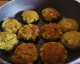 A picture of step 3 of Leftover Dalia cutlet.