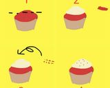 Foto langkah ke 12 dari resep Red Velvet Cupcake.