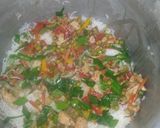 A picture of step 8 of Chinese biryani.
