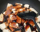 A picture of step 3 of Cola tofu.