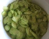 A picture of step 2 of Pickled cucumber salad.