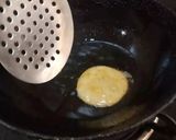 A picture of step 3 of Khasta Mathri.