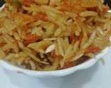 A picture of step 5 of Jaggery and carrot rice.