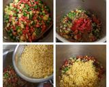 A picture of step 2 of Green sorghum and green wheat khichdi.