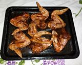 A picture of step 3 of Honey chicken wings.