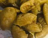 A picture of step 1 of Fig (anjeer) and semolina sweet.