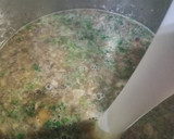 Foto del paso 6 de la receta: Crema de champiñones, perifollo y nuez moscada