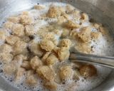 A picture of step 2 of Soya Chunk keema.