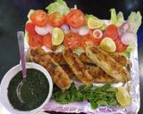 A picture of step 5 of Chicken reshmi seekh kebab.