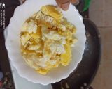 A picture of step 1 of Egg fried Rice.
