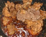 A picture of step 4 of Chicken Korma.