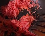 A picture of step 2 of Carrot Phirni.