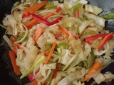 Salteado de verduras