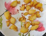 A picture of step 1 of POMEGRANATE RAITA with POTATO.