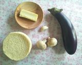 A picture of step 1 of Aubergine and Mushroom Balls.