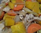รูปขั้นตอนการทำที่ 4 ของ ไก่ผัดฟักทอง