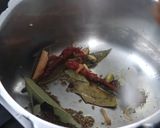 A picture of step 2 of Brown rice pulao (cooker recipe).