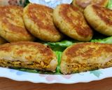 A picture of step 14 of Cheesy Paneer Potato Pancake.
