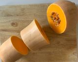 A picture of step 1 of Roasted Butternut Squash and Red Onions with Tahini sauce.