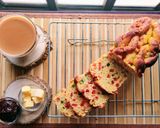 A picture of step 5 of Fruity Easter bread.