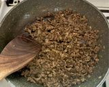 Foto langkah ke 6 dari resep Minced Beef Mushroom Saute.